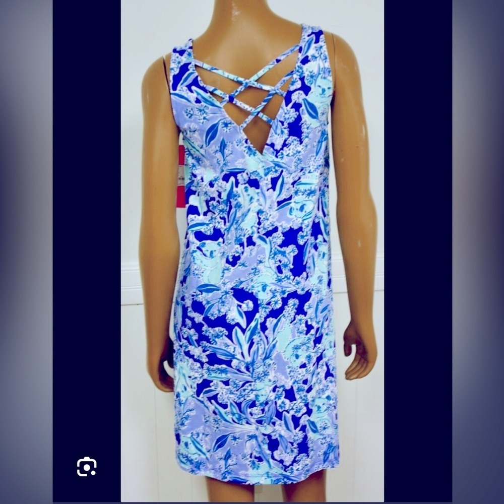 Lilly Pulitzer Kristen Koala A- Line 100% Pima cotton dress SMALL